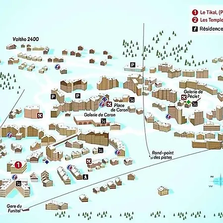 Les Temples Du Soleil سكن فال تورُن